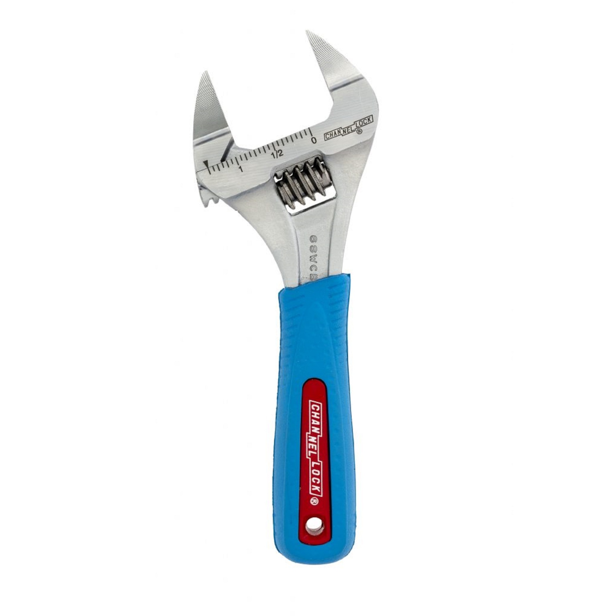 Channellock, 6in. Chrome/Nickel Finish Steel Adjustable Wrench, Model# 6WCB